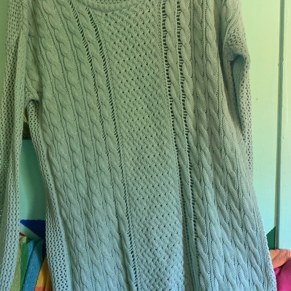 Women’s light blue sweater